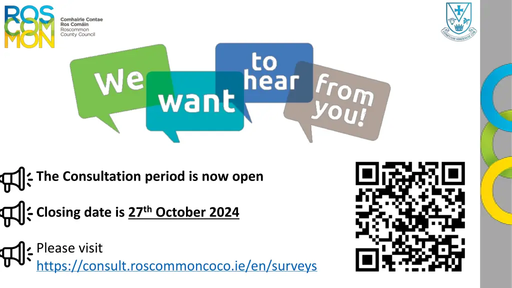the consultation period is now open