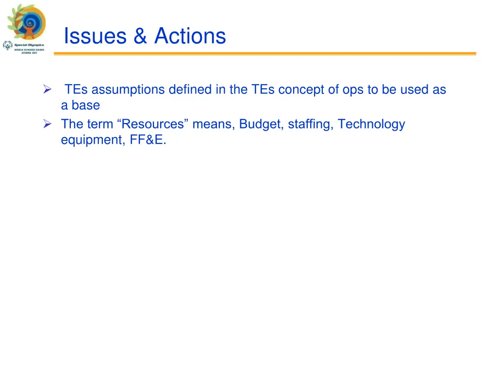 issues actions 1