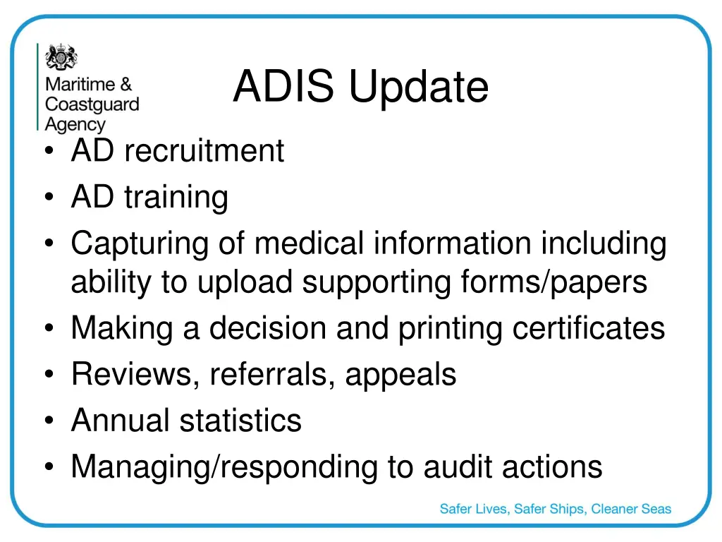 adis update 2