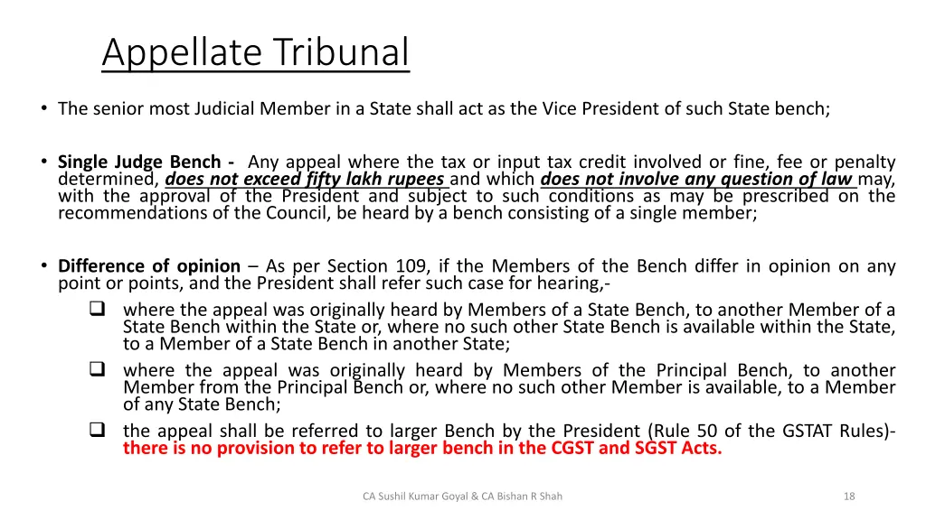 appellate tribunal