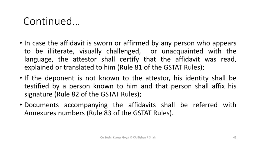continued 1