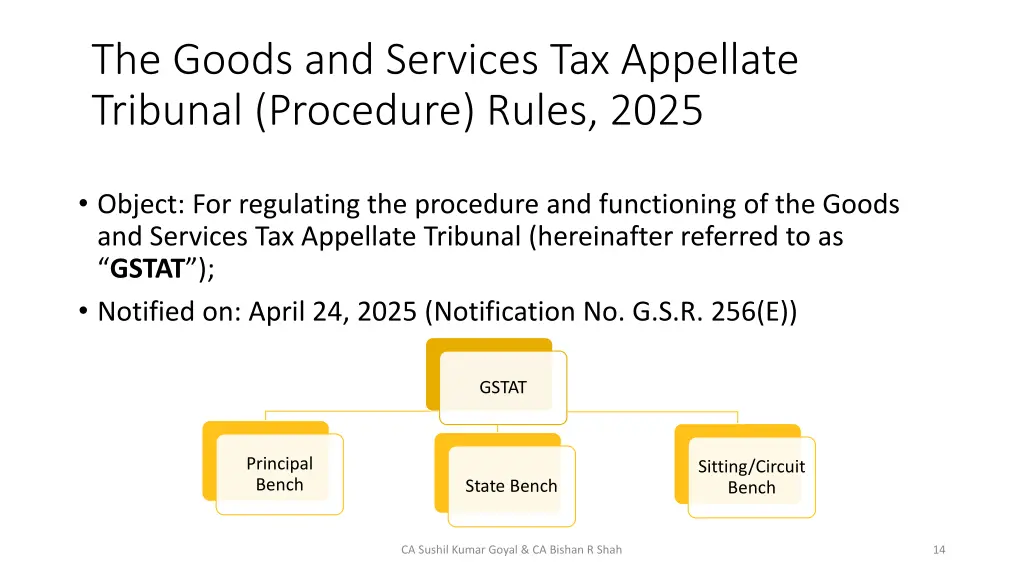 the goods and services tax appellate tribunal