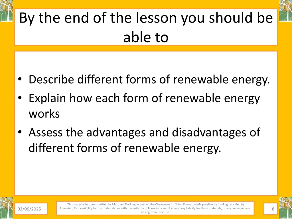 by the end of the lesson you should be able to 1