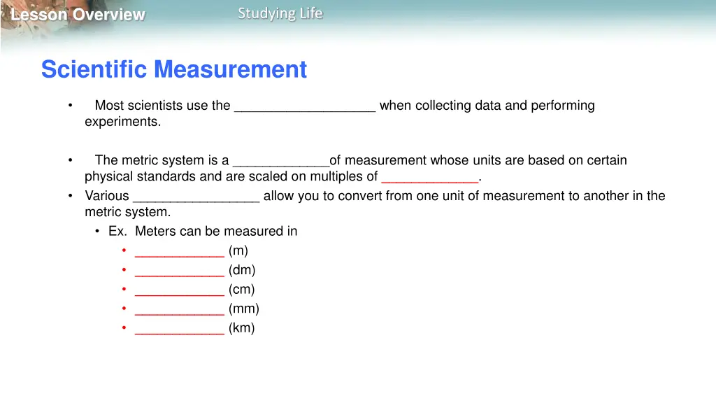 lesson overview 1