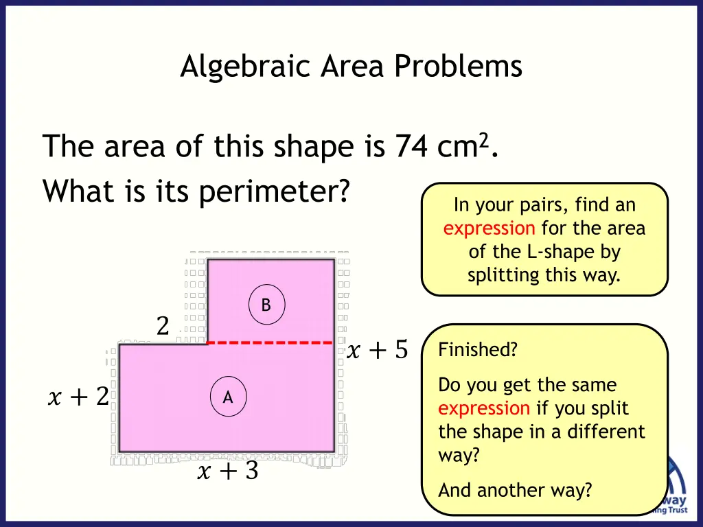 algebraic area problems 3