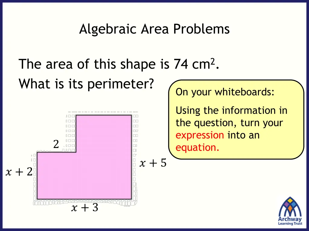 algebraic area problems 5