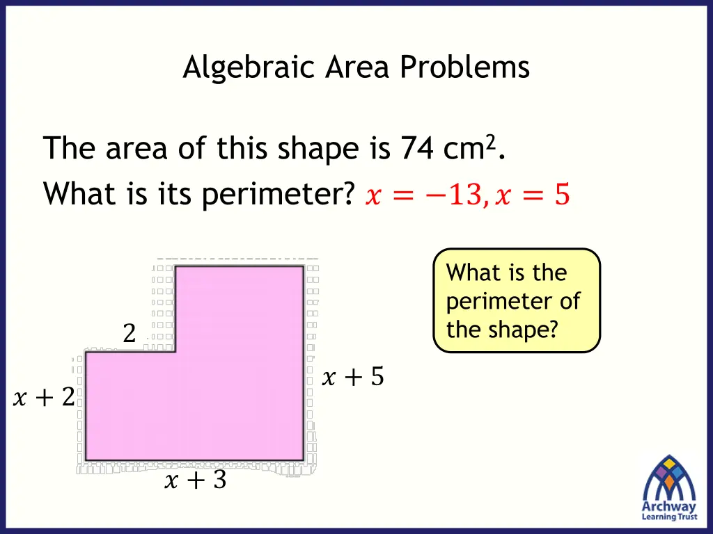 algebraic area problems 6
