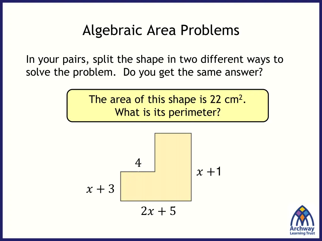 algebraic area problems 7