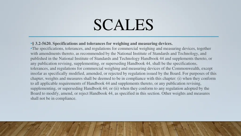 scales 1