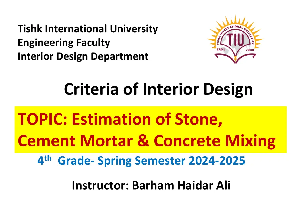 tishk international university engineering