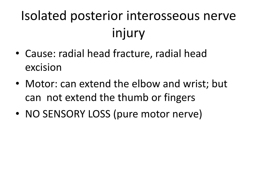 isolated posterior interosseous nerve injury