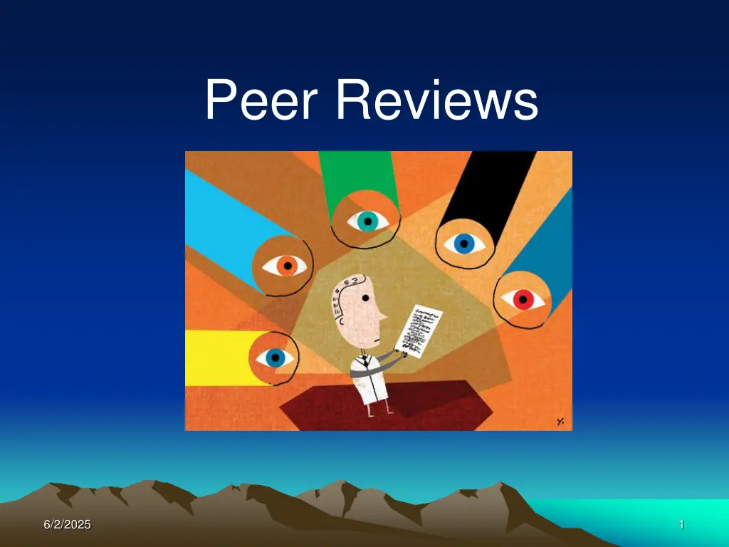 peer reviews