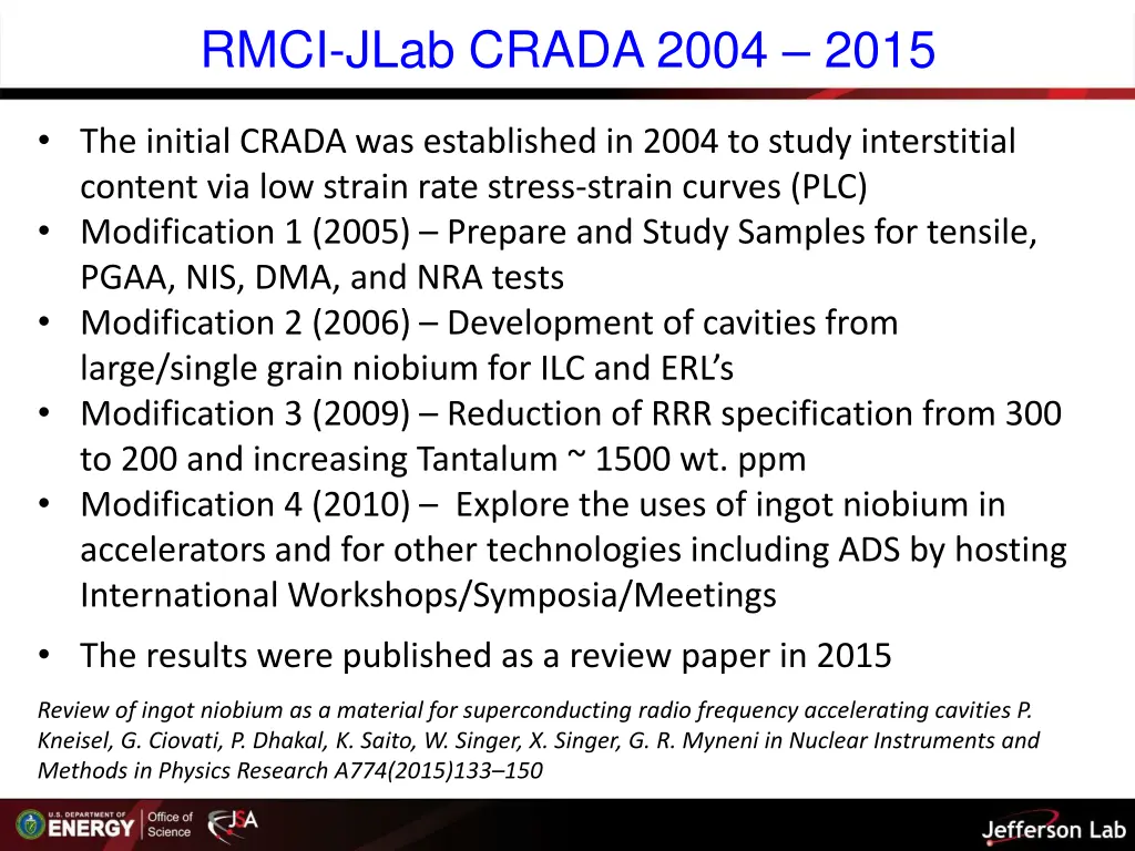 rmci jlab crada 2004 2015
