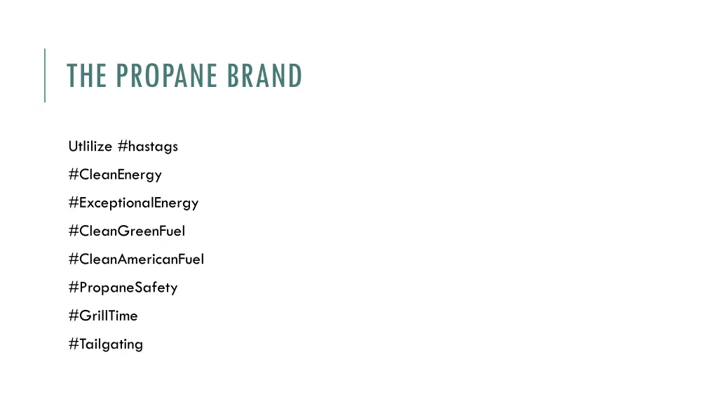 the propane brand