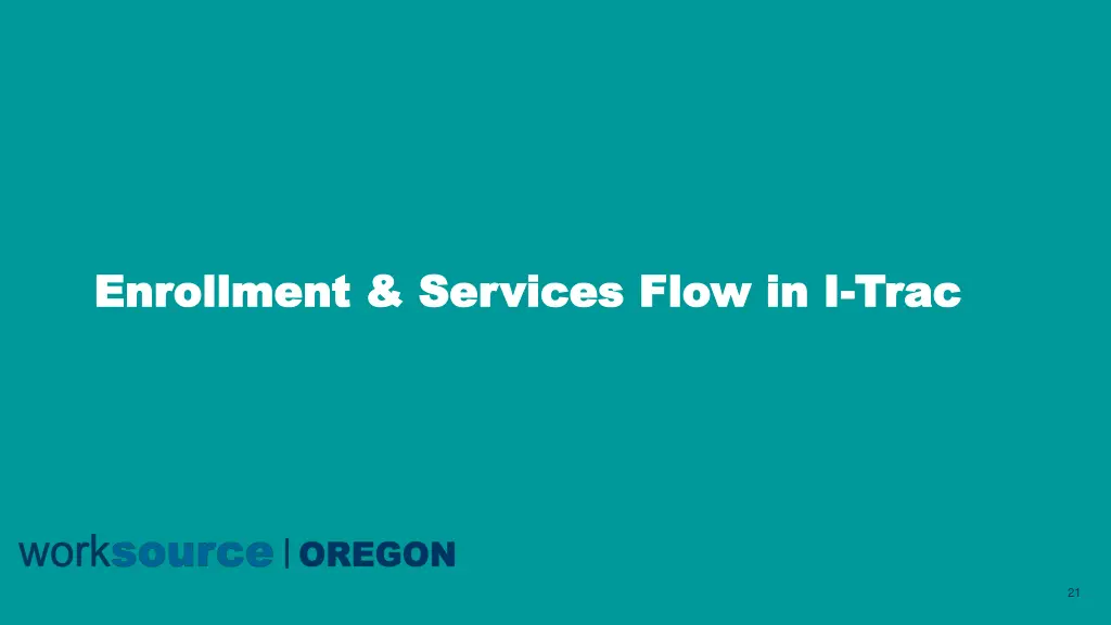 enrollment services flow in i enrollment services