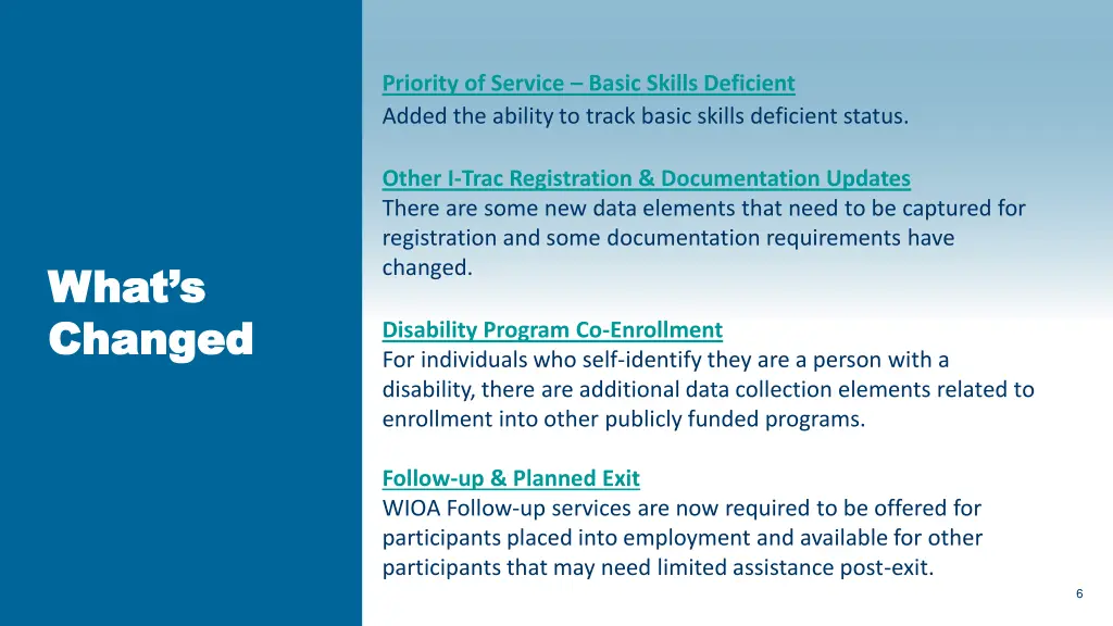 priority of service basic skills deficient added