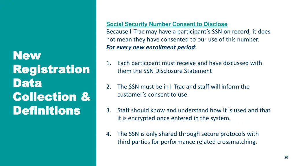 social security number consent to disclose