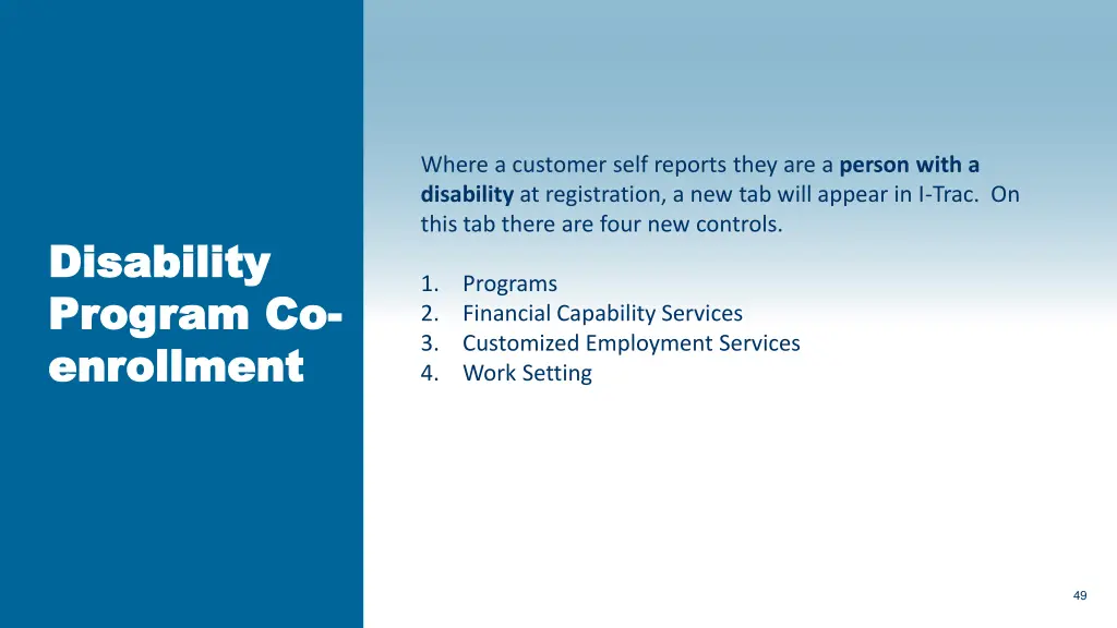 where a customer self reports they are a person