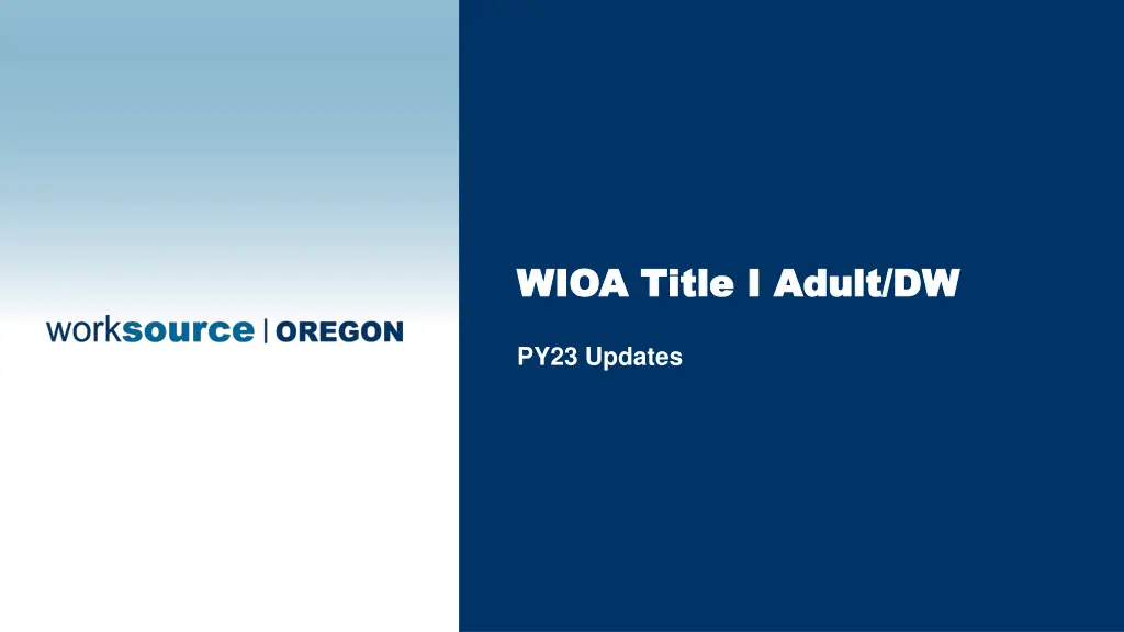 wioa title i adult dw wioa title i adult dw