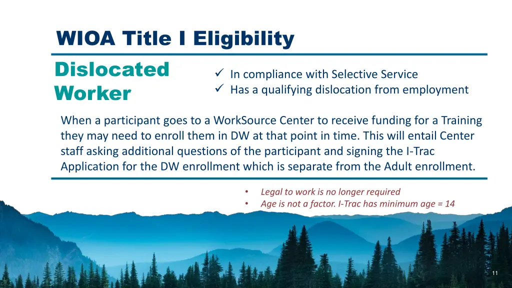 wioa title i eligibility 1
