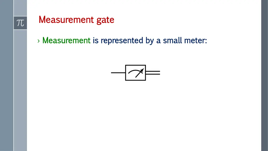 measurement gate measurement gate