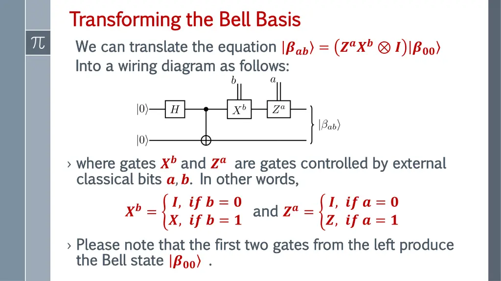 transforming the bell basis transforming the bell