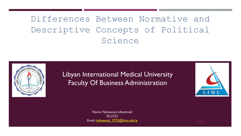 differences between normative and descriptive