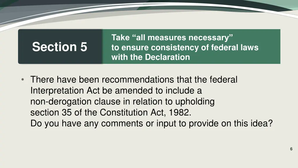 take all measures necessary to ensure consistency 2