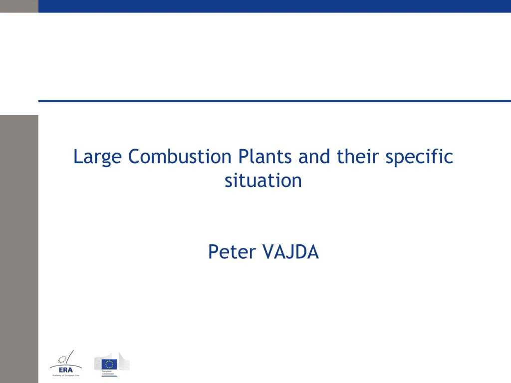 large combustion plants and their specific