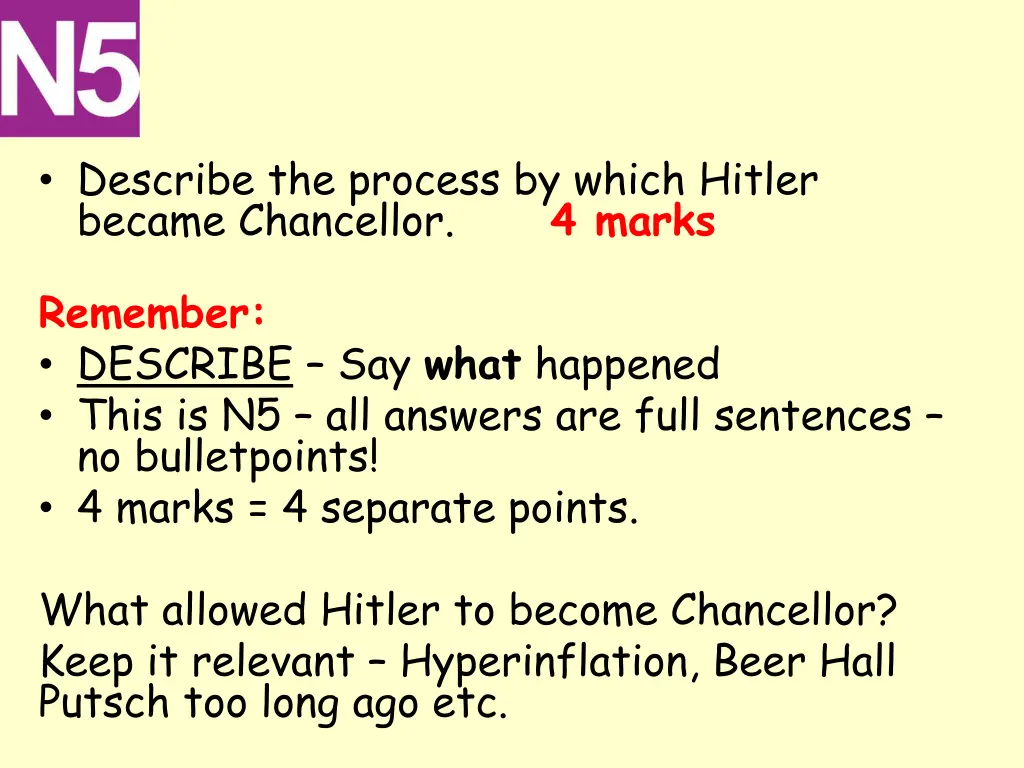 describe the process by which hitler became