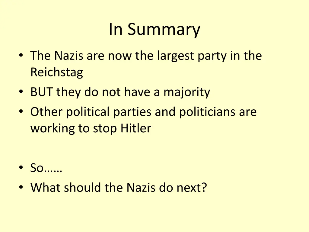 in summary