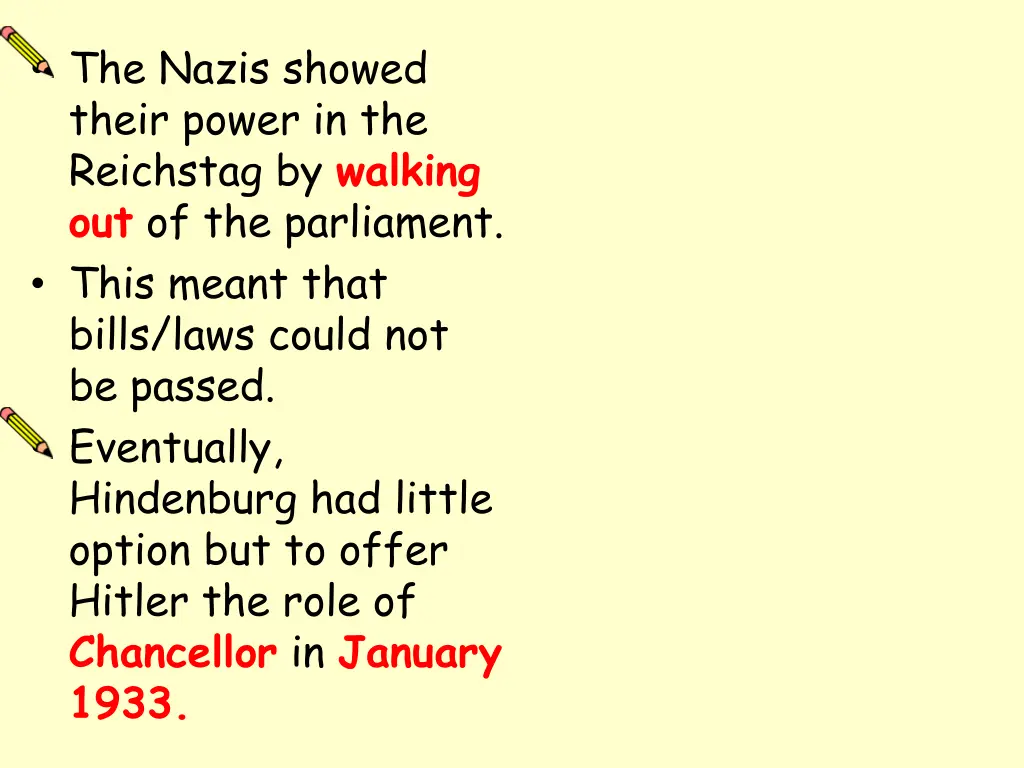 the nazis showed their power in the reichstag