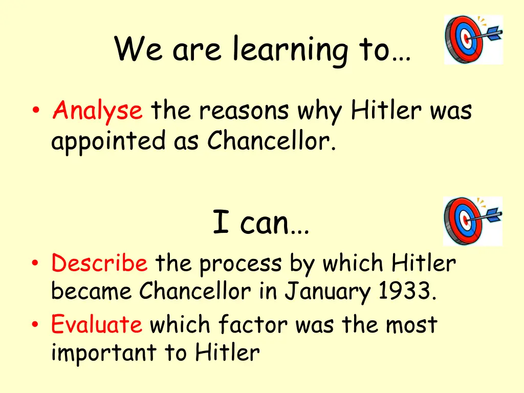 we are learning to