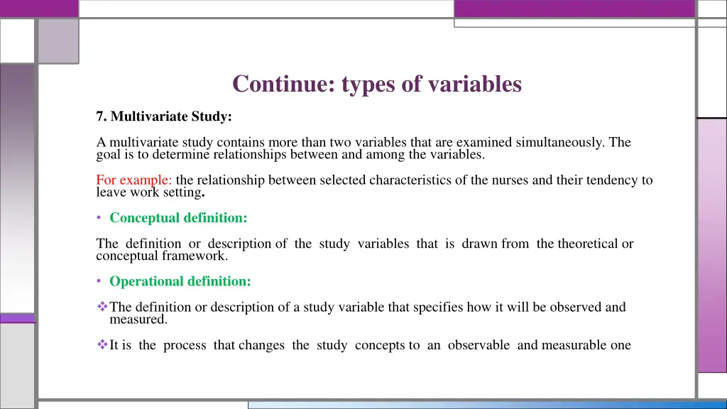 continue types of variables 2