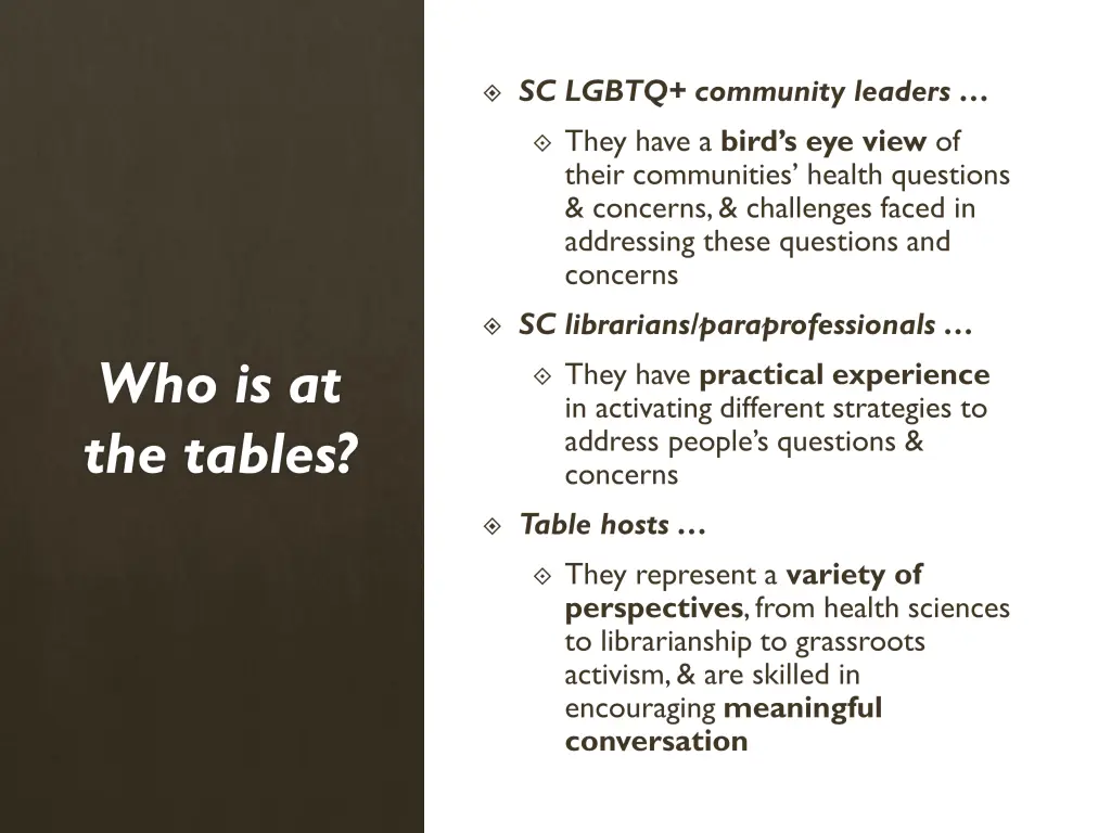 sc lgbtq community leaders they have a bird