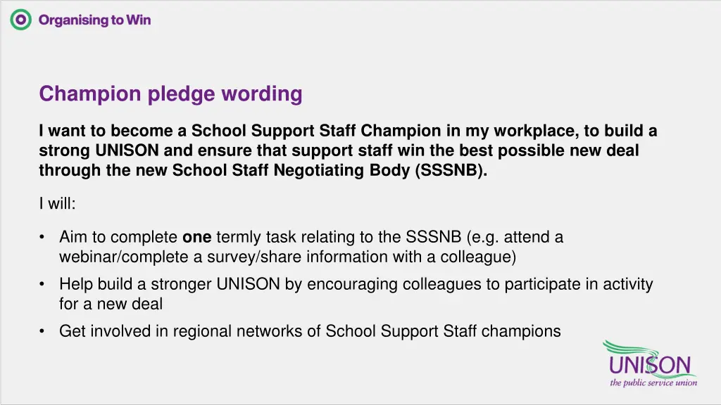 champion pledge wording