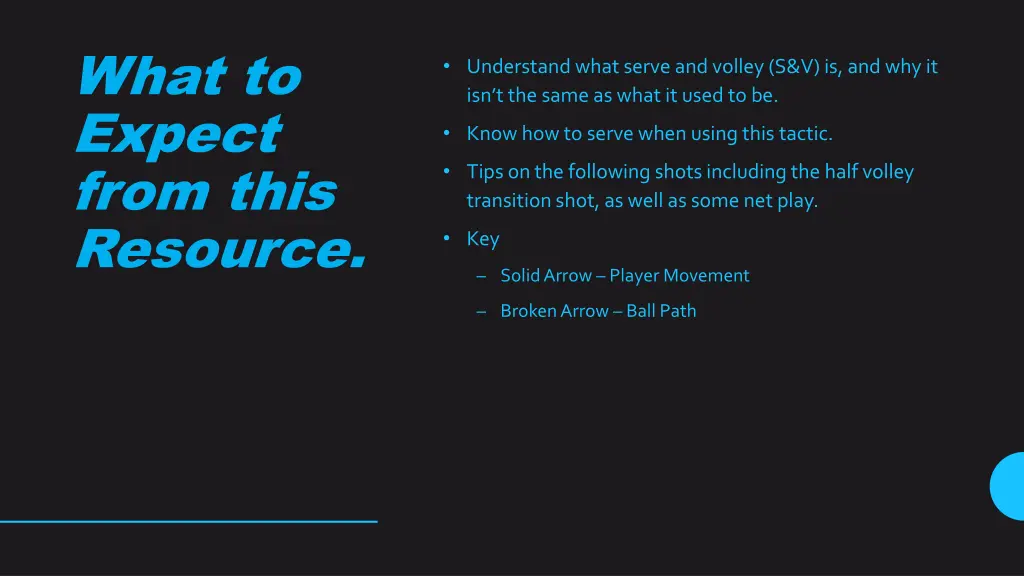 what to expect from this resource