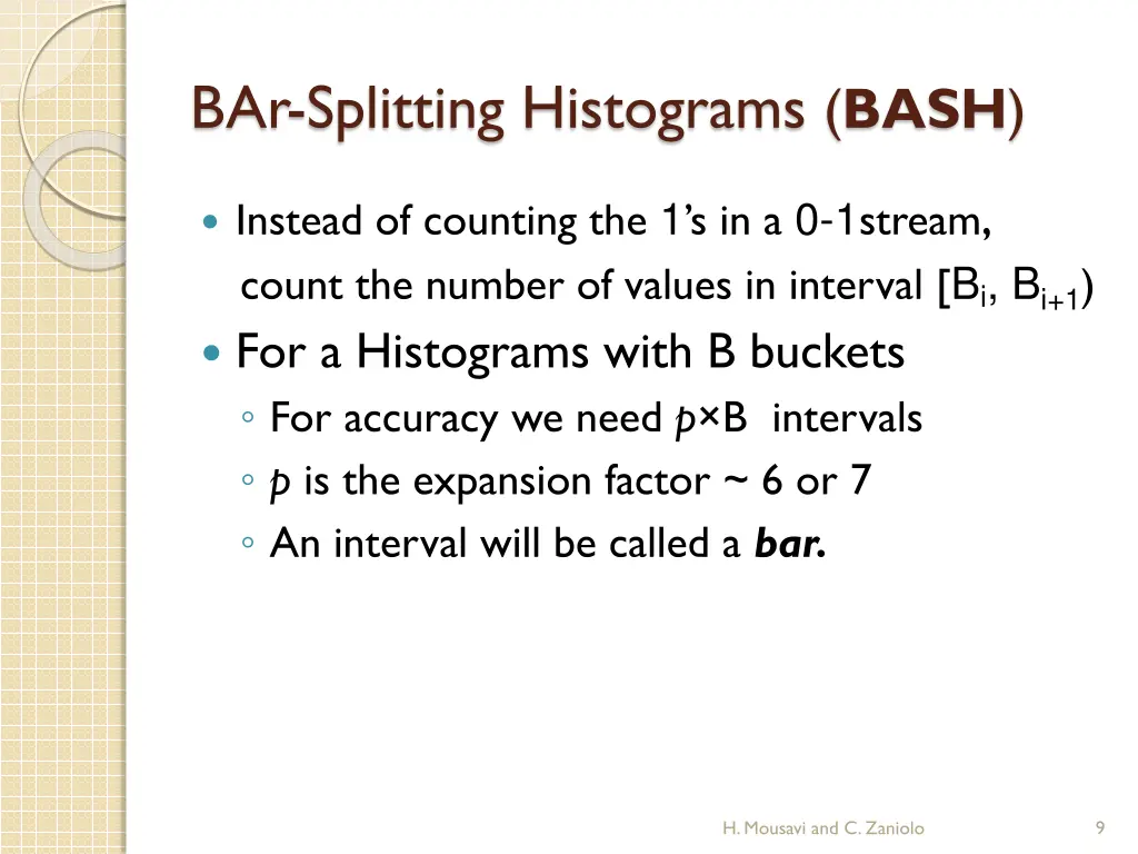 bar splitting histograms bash