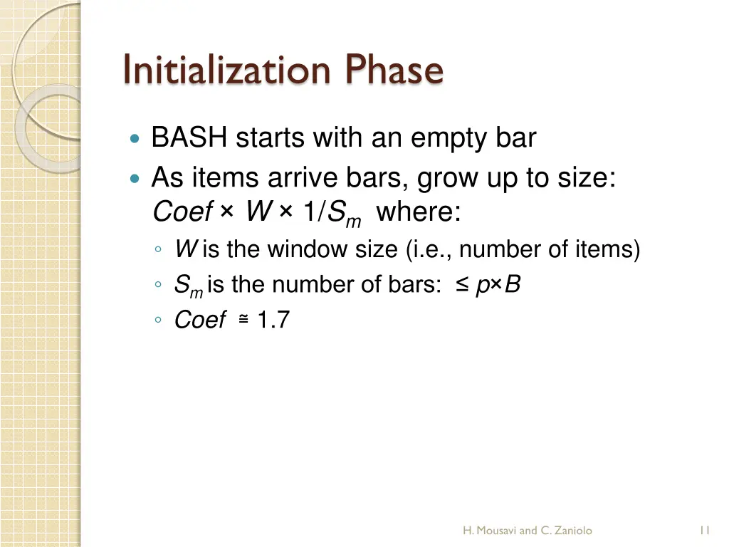 initialization phase