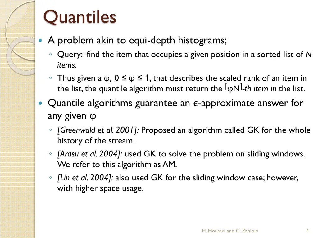 quantiles