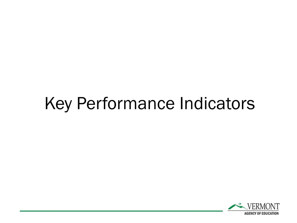 key performance indicators