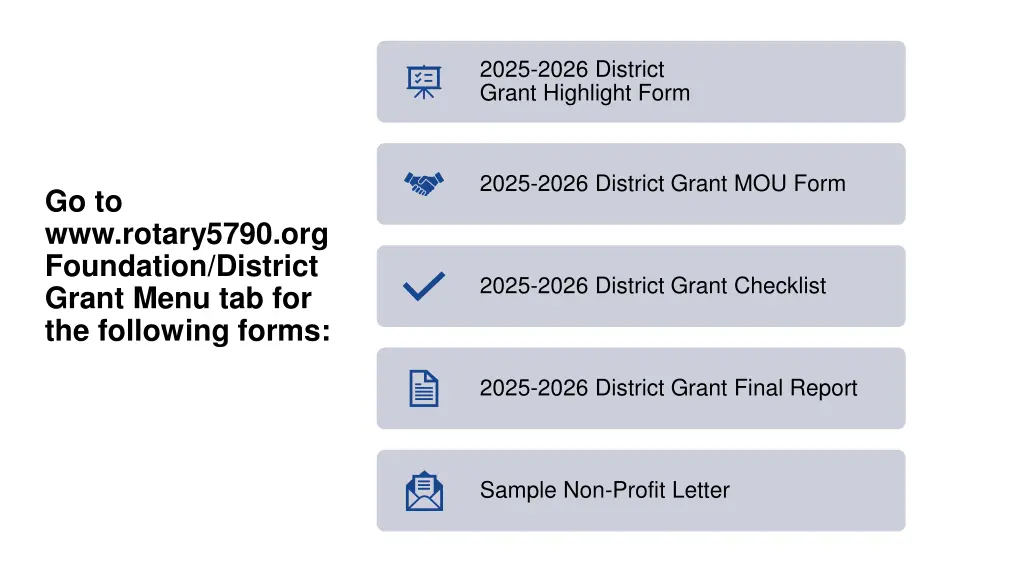 2025 2026 district grant highlight form