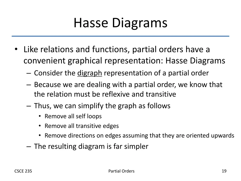 hasse diagrams