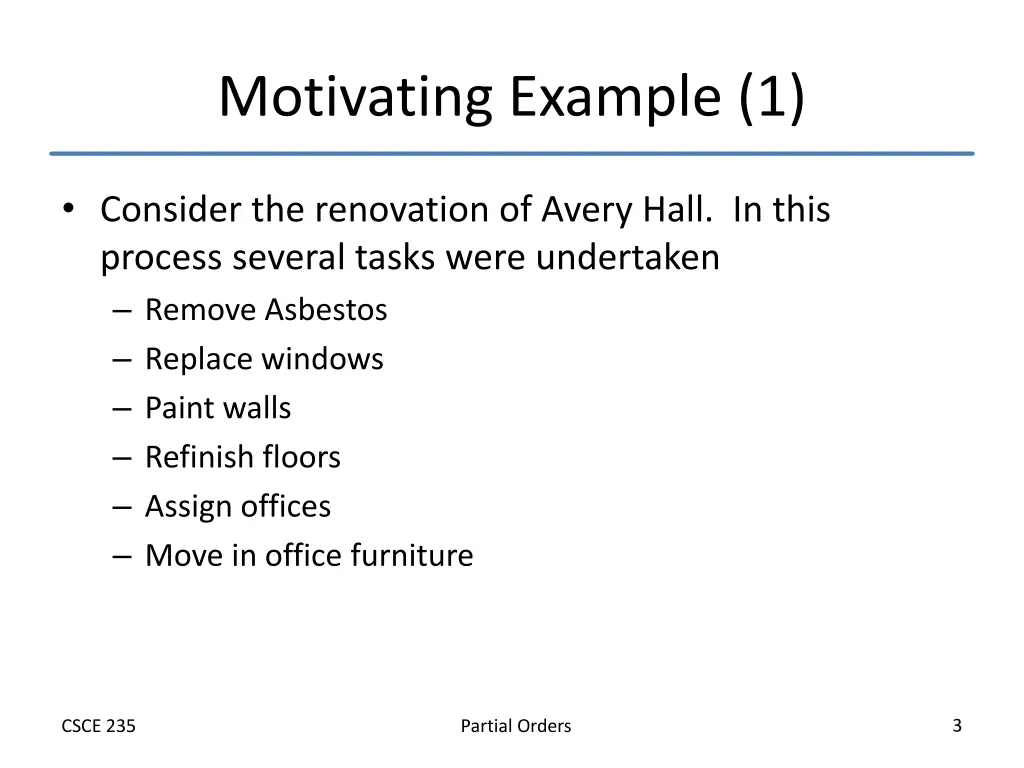 motivating example 1