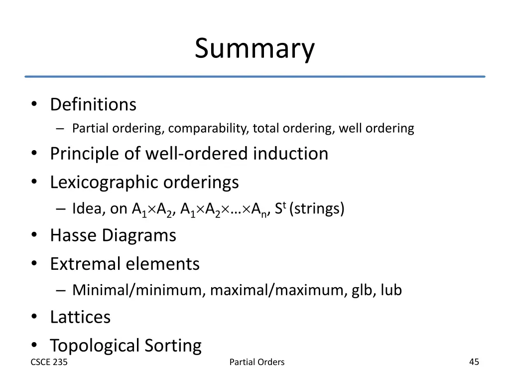 summary
