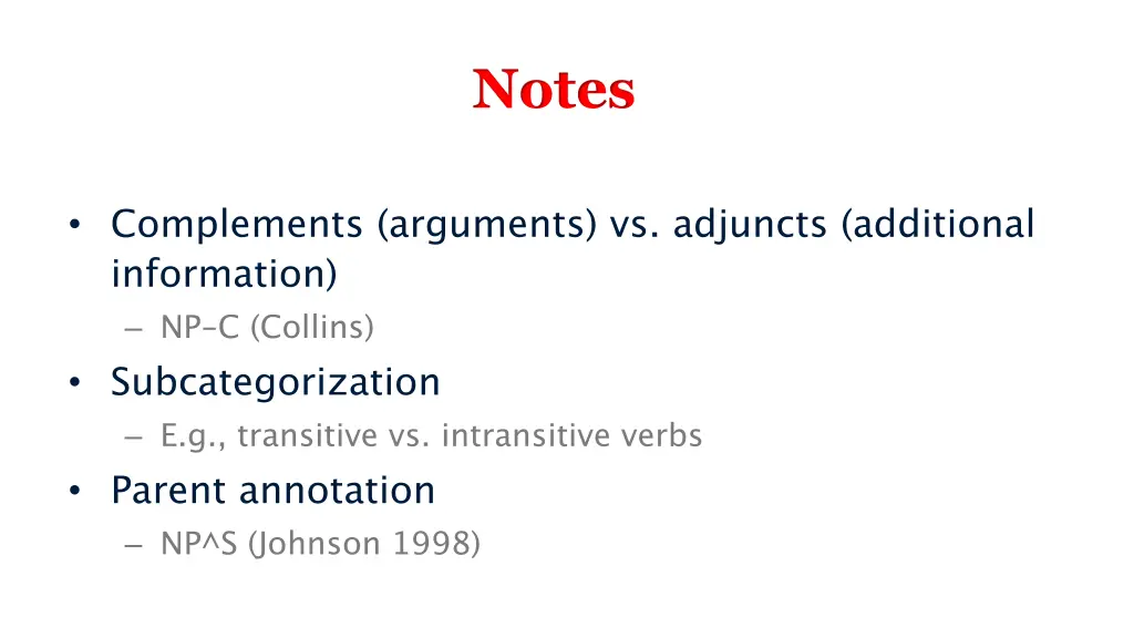 notes 1