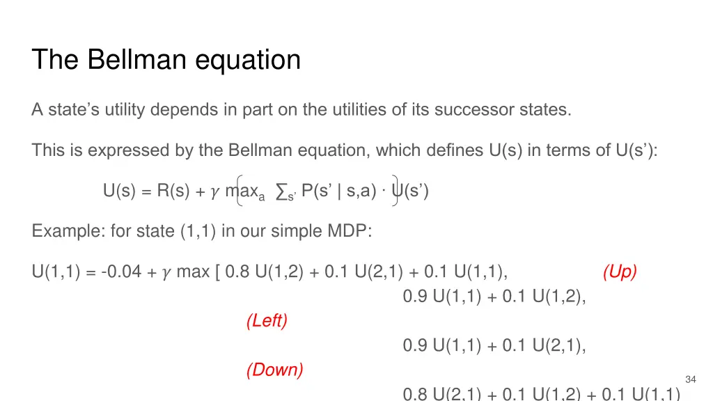 the bellman equation