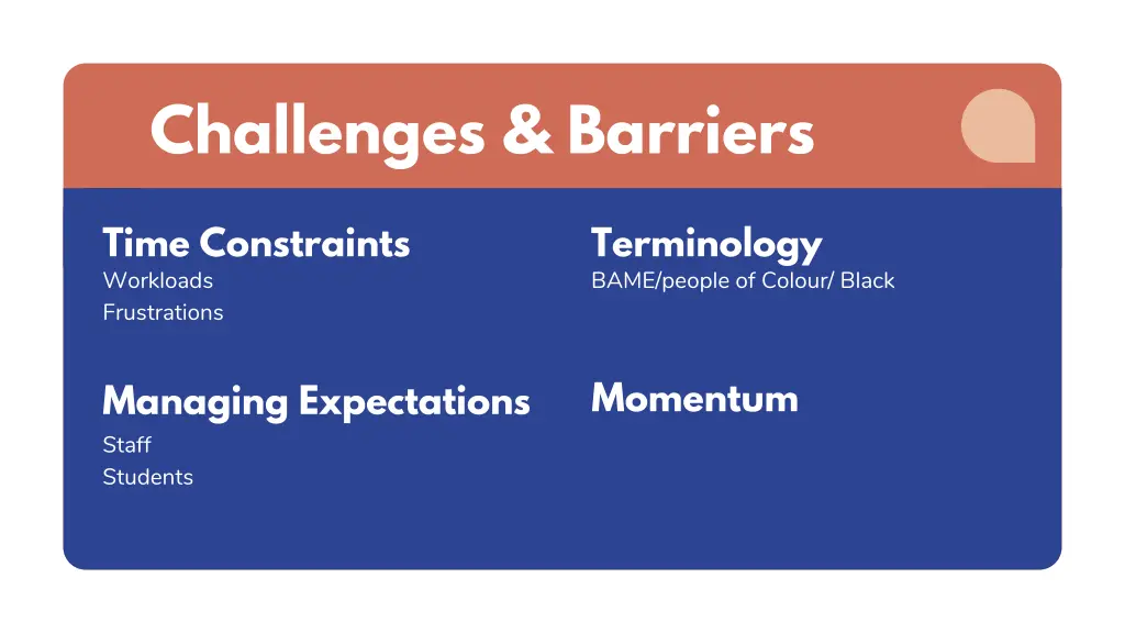 challenges barriers