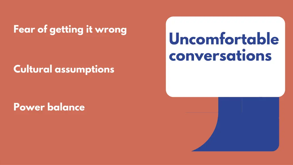 fear of getting it wrong