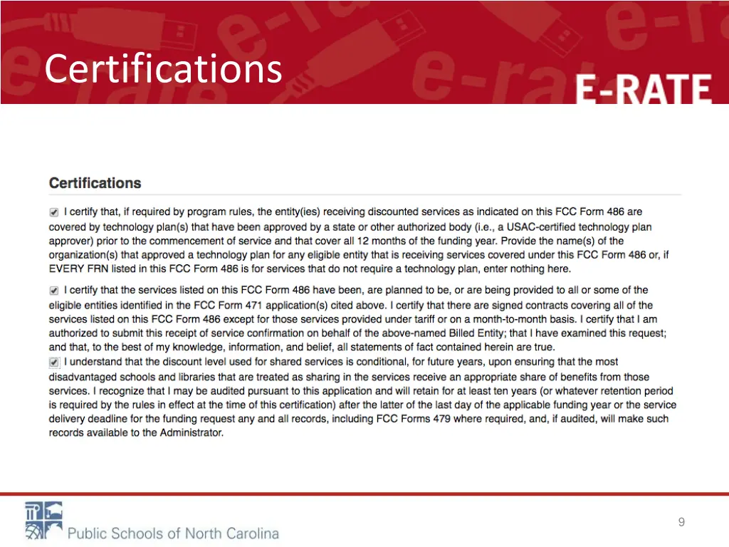 certifications